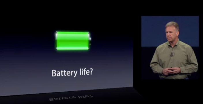 Battery life phil schiller