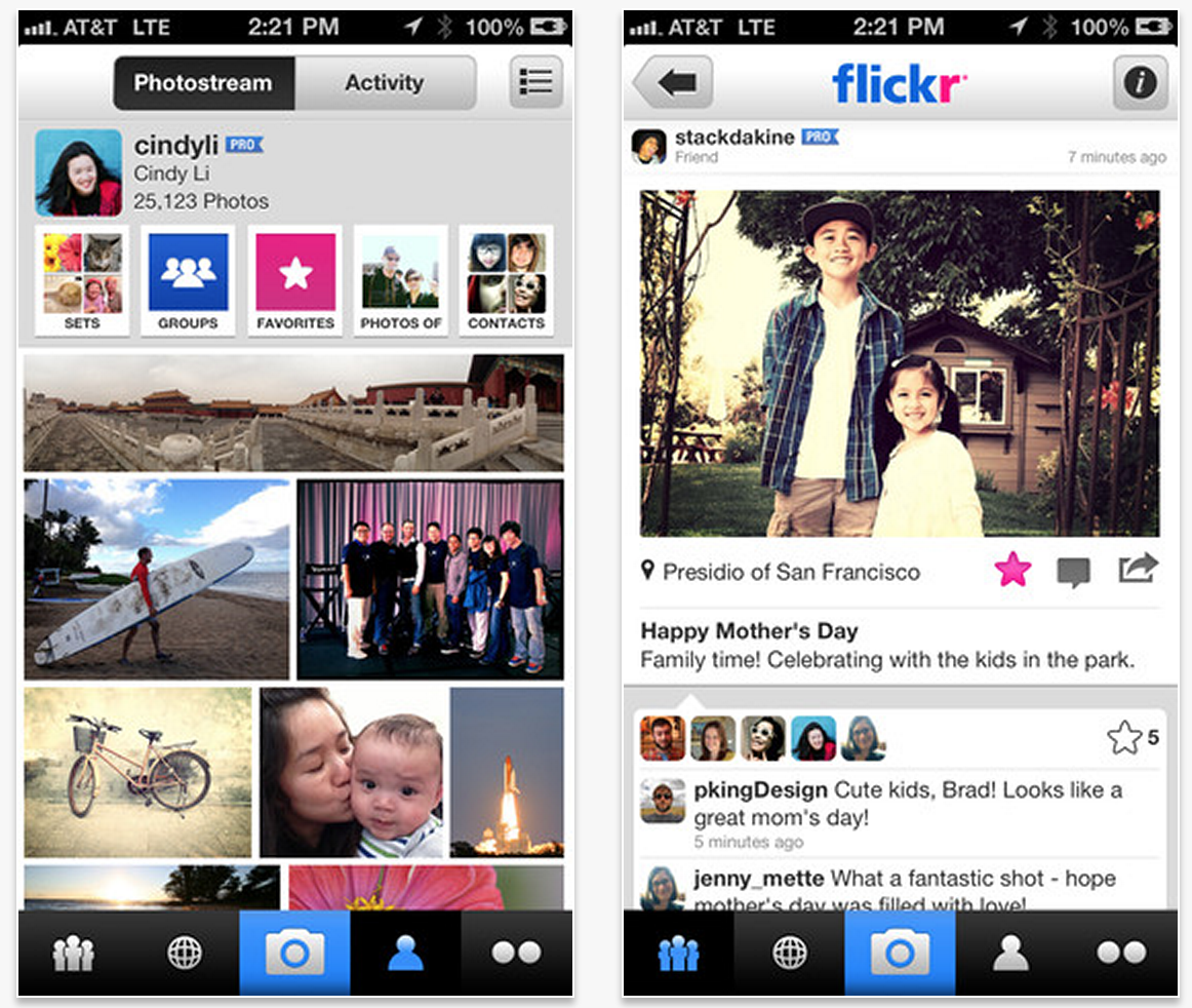 Flickr iOS app 2.0