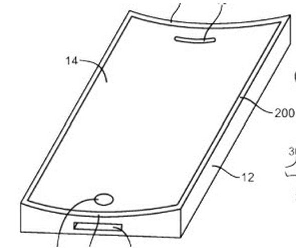 Curved-Glass-Apple-Patent