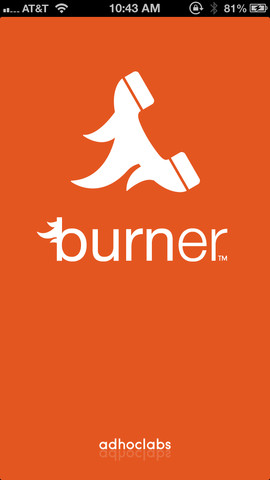 Burner-iOS-app