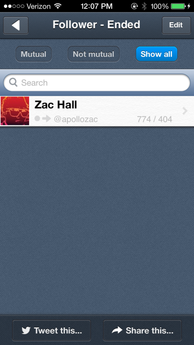That hurts, Zac.