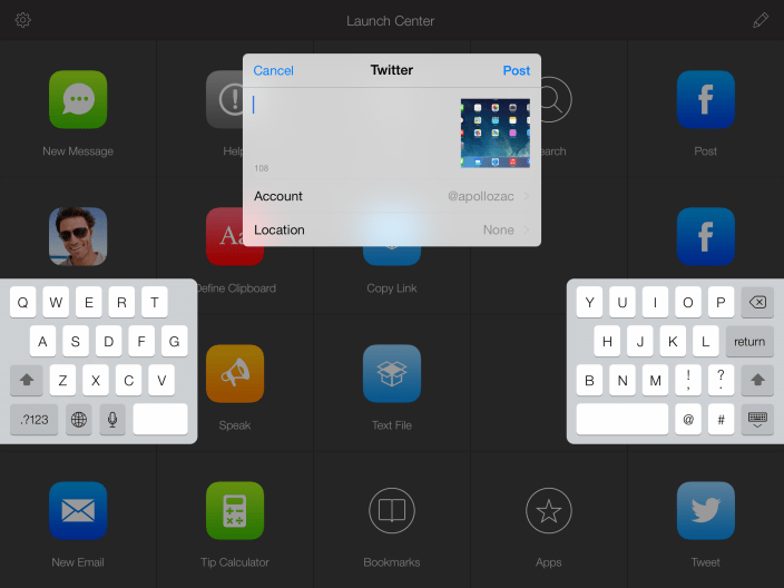 Launch Center Pro for iPad