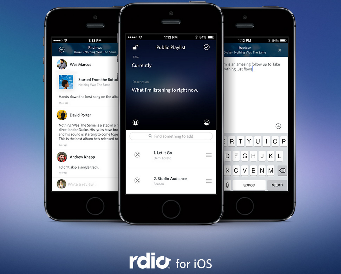 Rdio-iOS-app