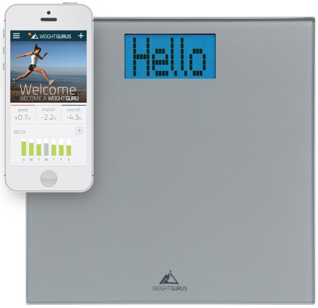 weight-gurus-smartphone-connected-digital-bathroom-scale-with-large-backlit-lcd-and-weightless-technology