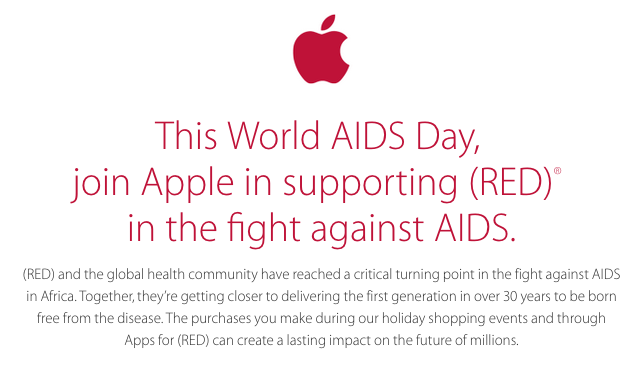 Apple World AIDS Day 2014