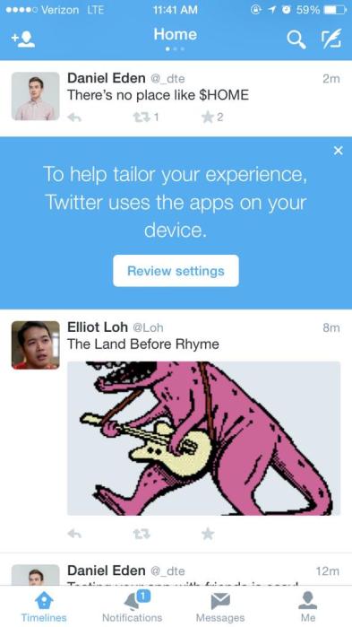 Twitter-app-graph-track