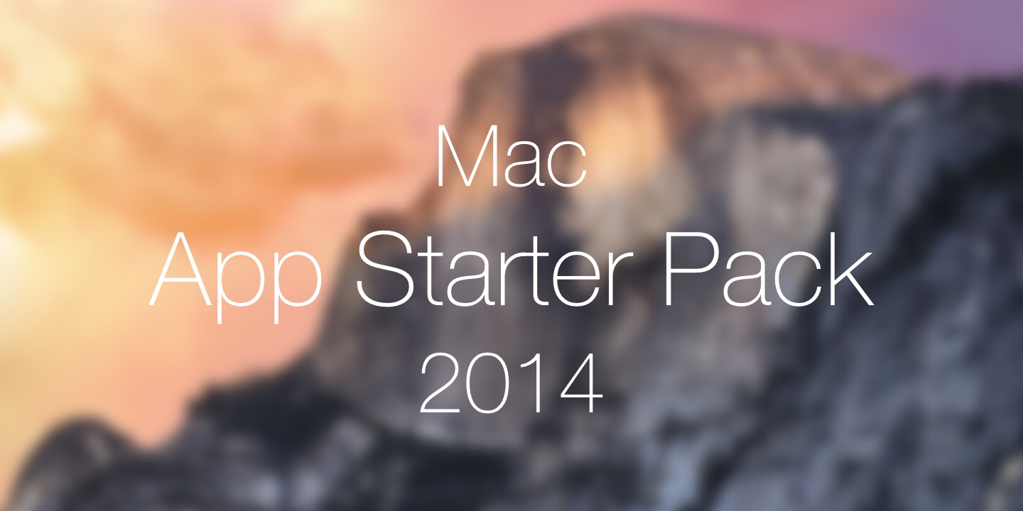 App Starter Pack Mac 2014