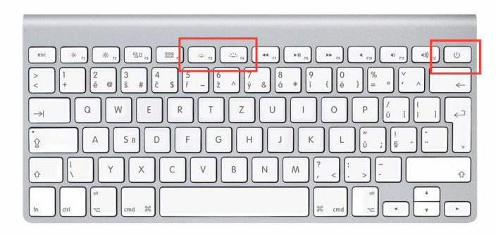 Apple Wireless Keyboard backlit keys power