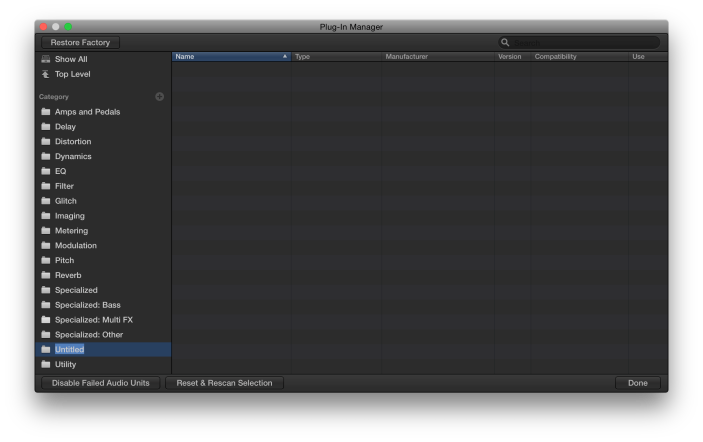 Plug-In Manager-New Folder-The Logic Pros