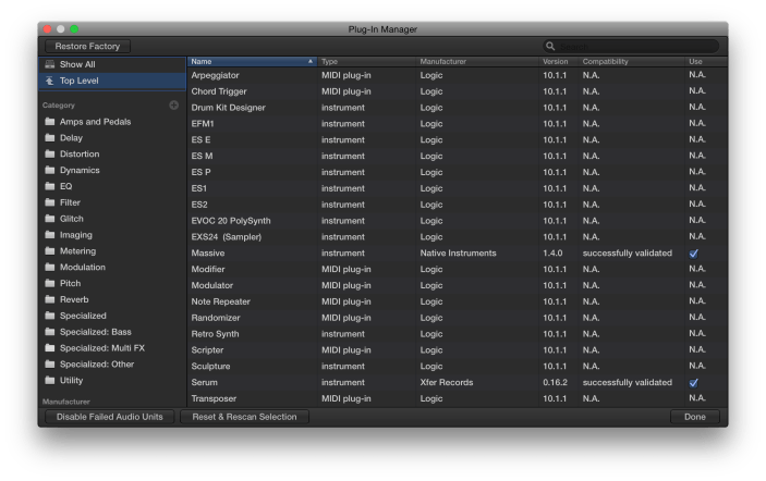 Plug-In Manager-Top-Level-2-The Logic Pros