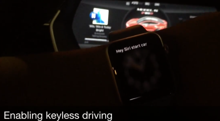 Apple Watch Tesla Model S 