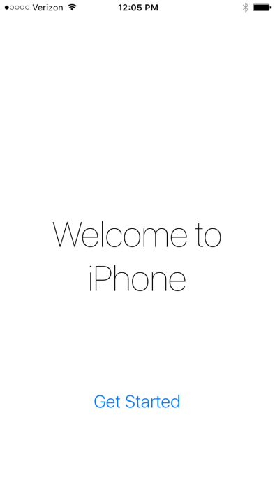 iOS 9 Welcome to iPhone