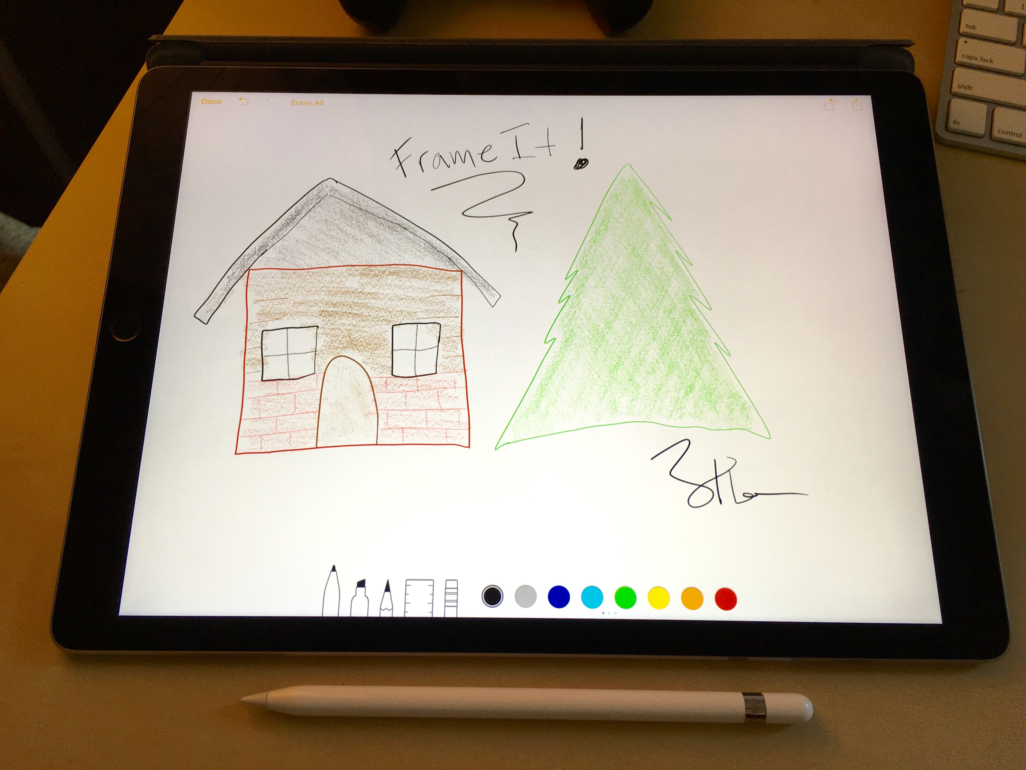 iPad Pro Notes Pencil