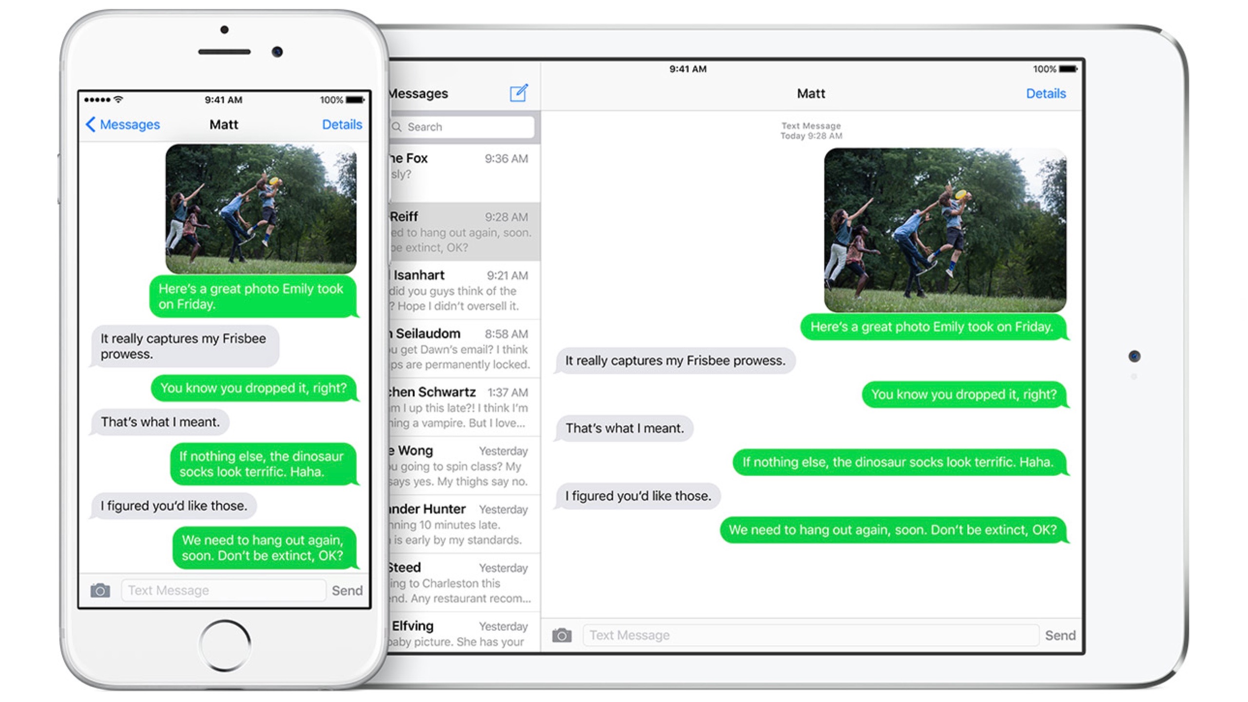 Messages iOS iPhone iPad iOS 9 16-9