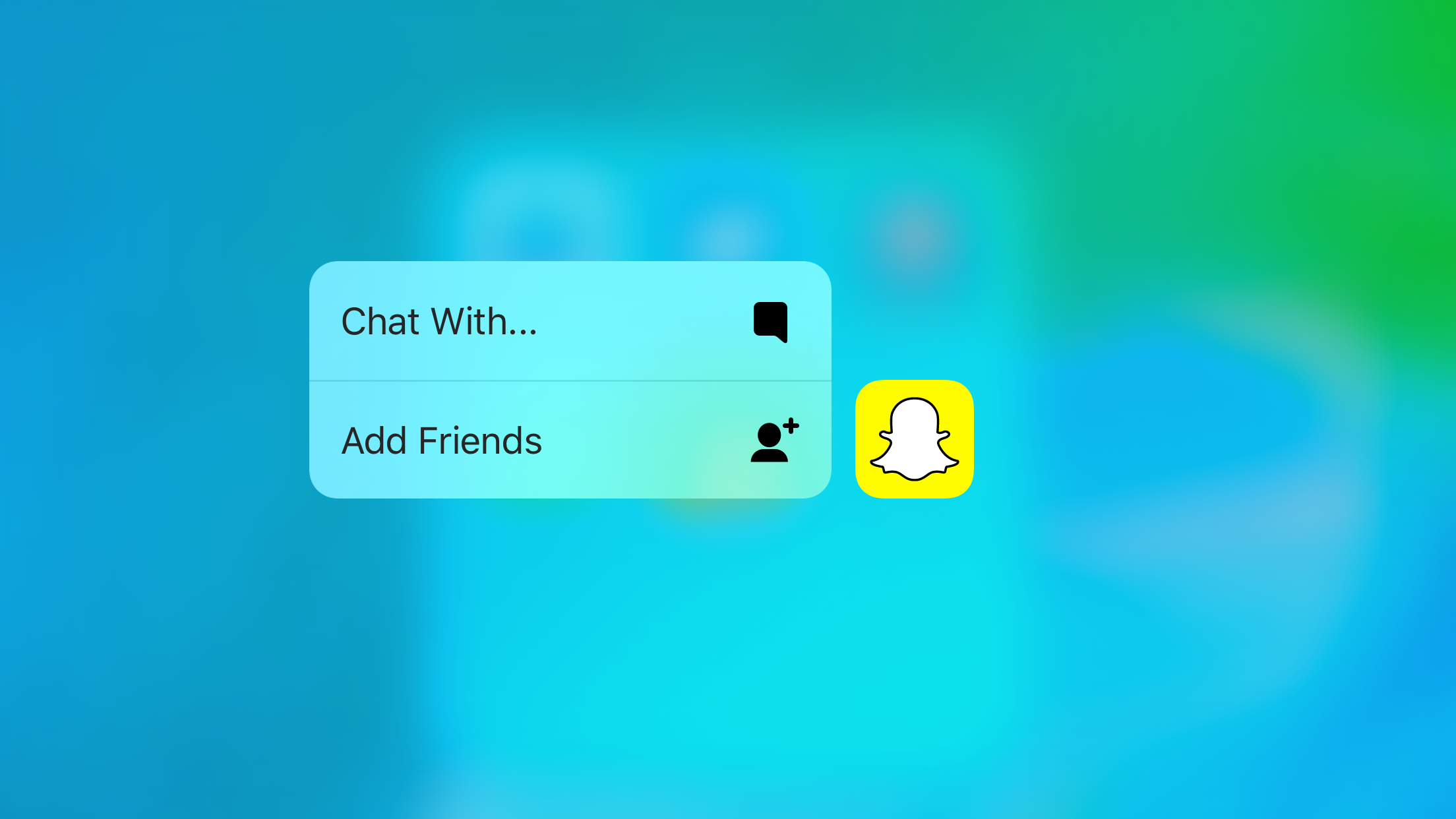 Snapchat (3D Touch)
