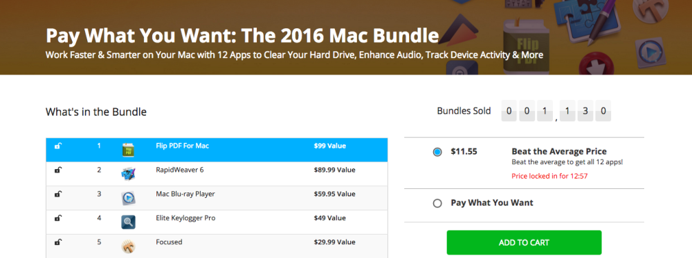 Pay What You Want The 2016 Mac Bundle