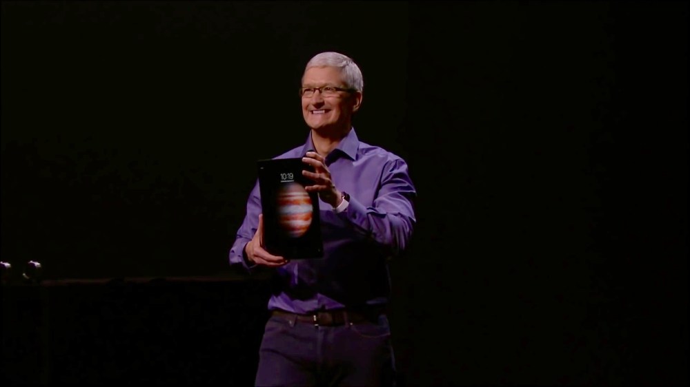Apple CEO TIm Cook iPad Pro
