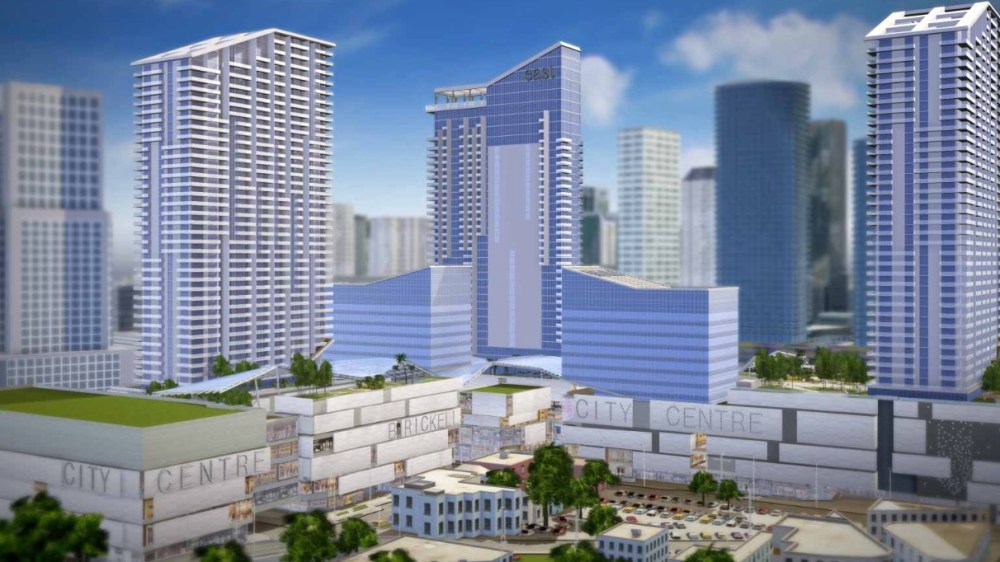 Rendering of the new Brickell City Centre in Miami