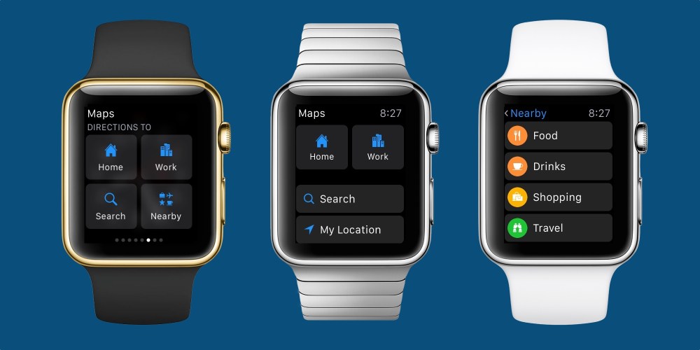 Apple Watch watchOS 2.2 Maps