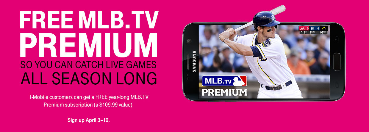 T-Mobile MLB.TV Premium Free