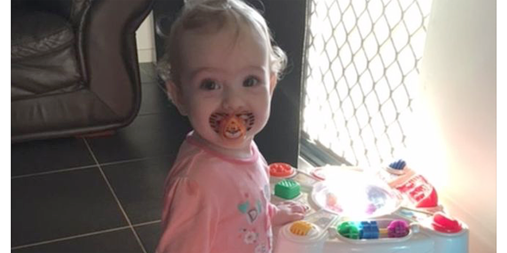 1-year-old Giana Gleeson, who made a full recovery