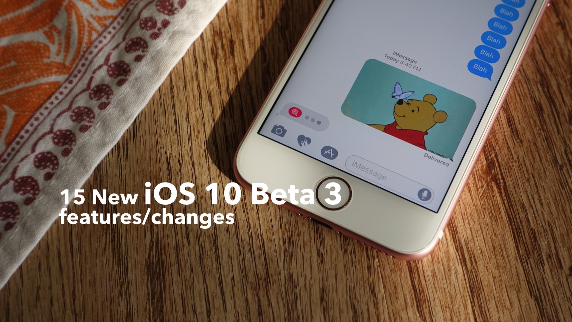 15 new iOS 10 beta 3 features changes