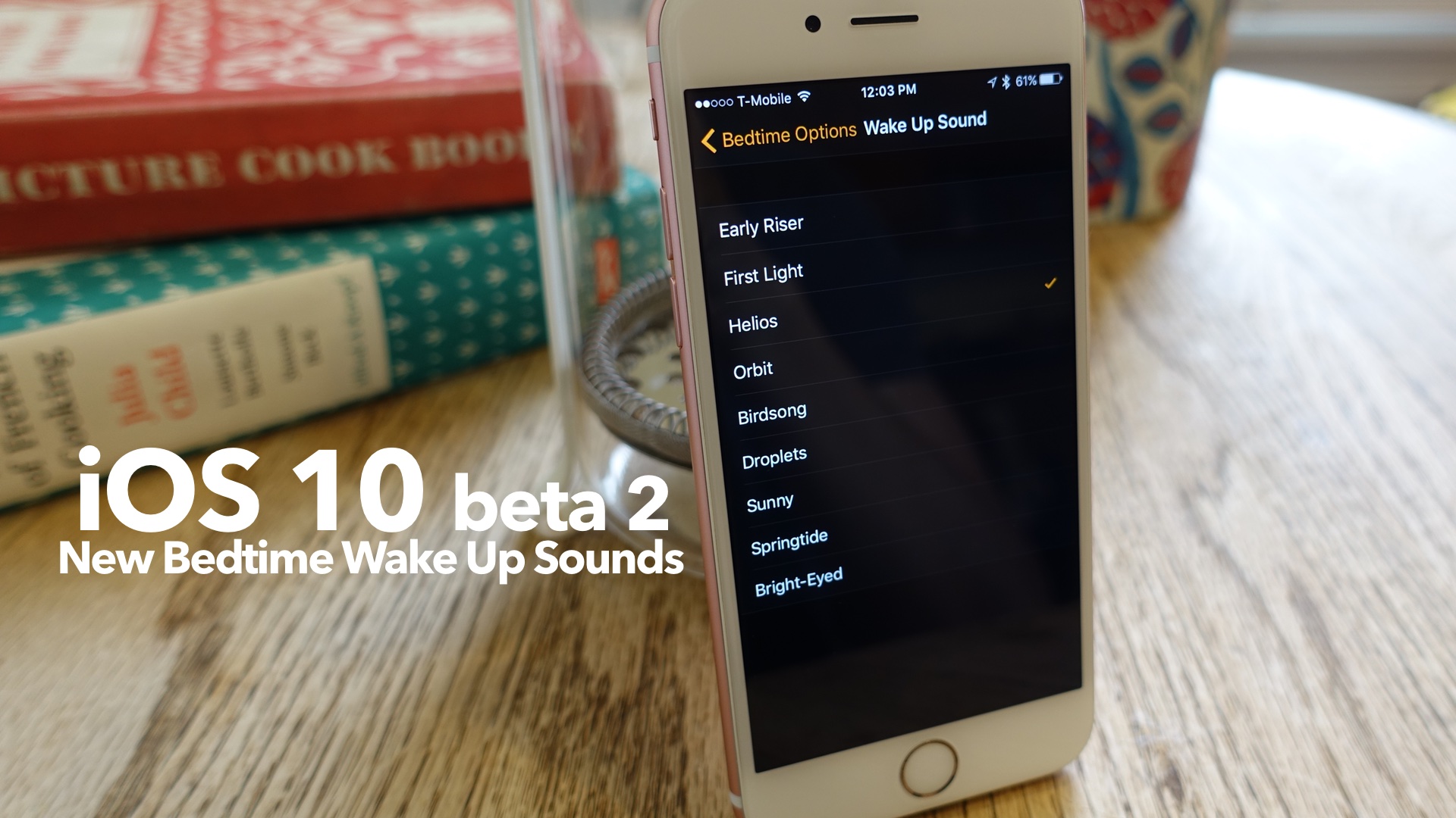 iOS 10 beta 2 bedtime wake up sounds