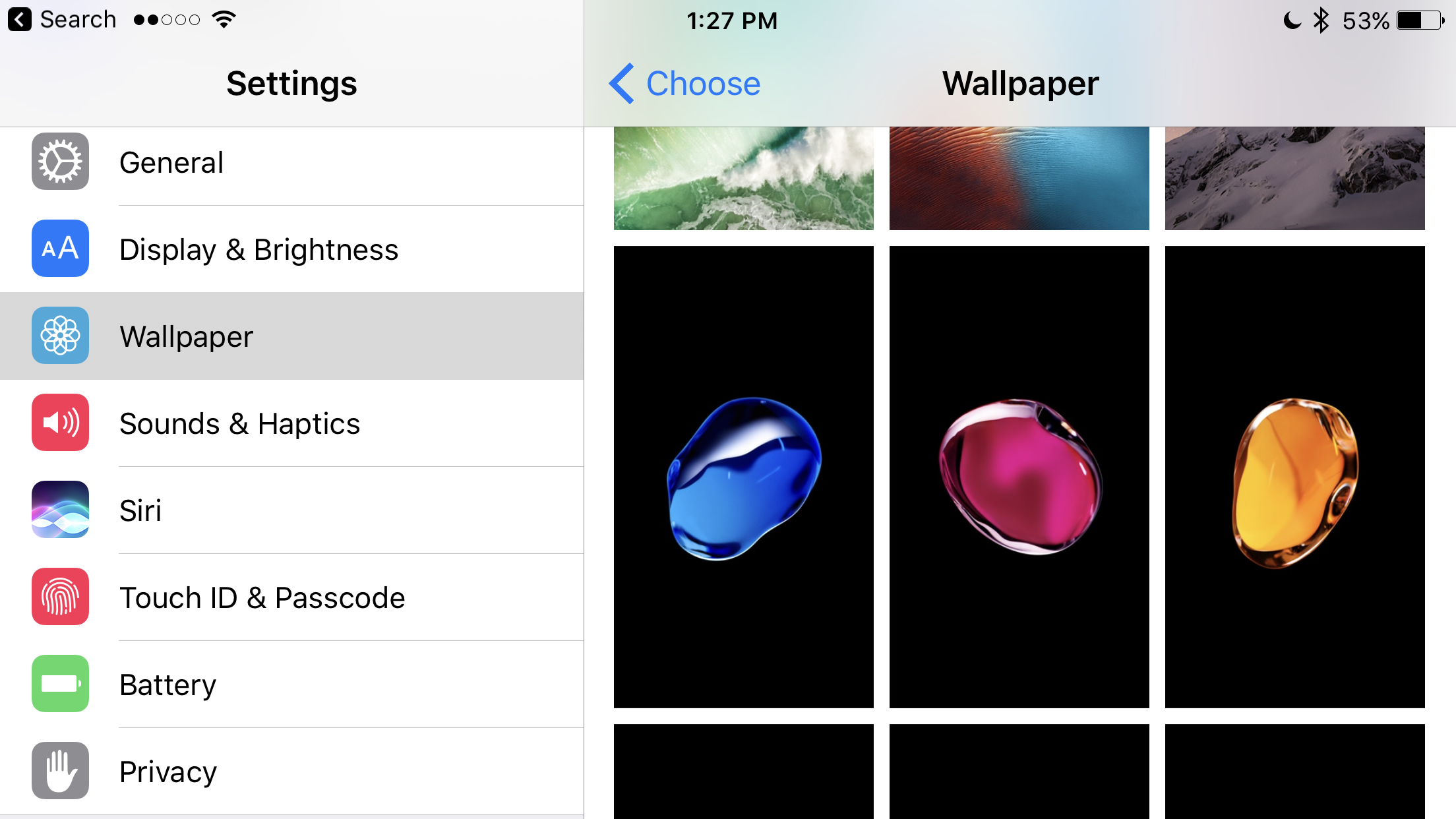 iOS 10.2 beta 1 wallpapers