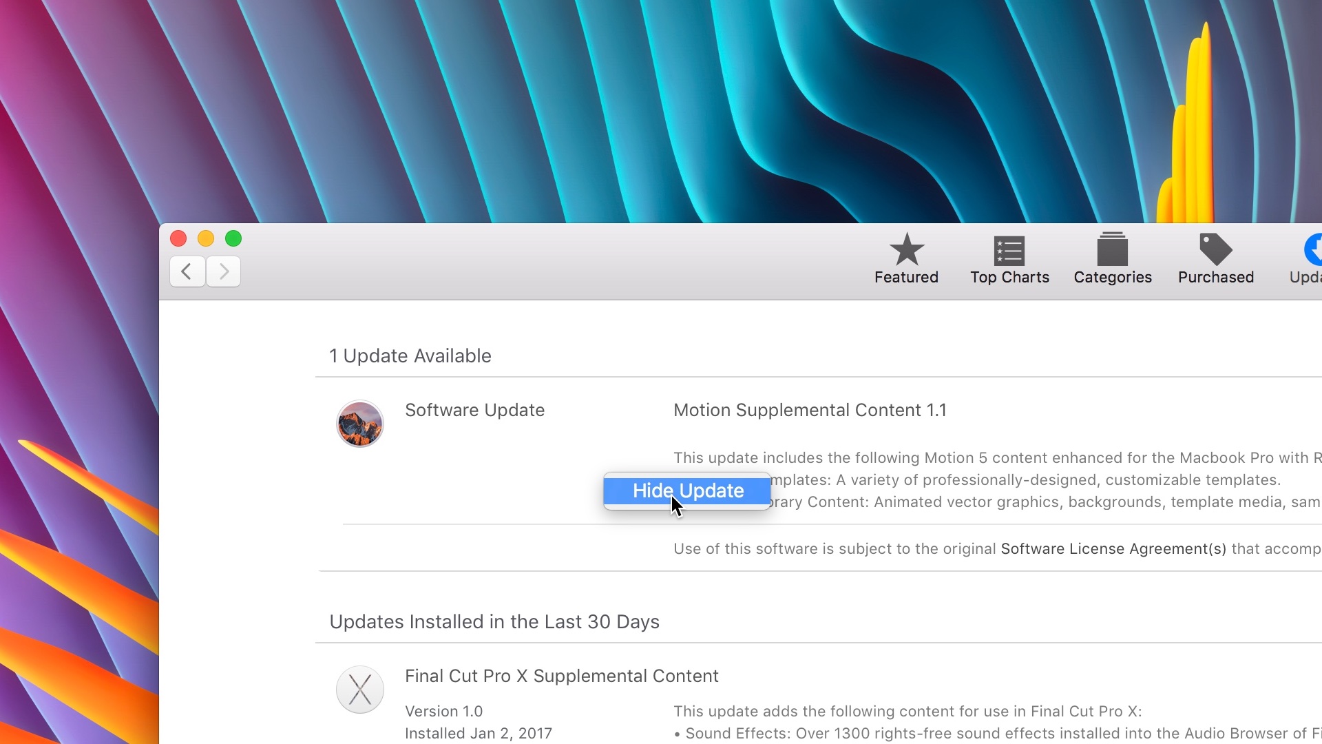how-to-hide-and-unhide-mac-app-store-updates