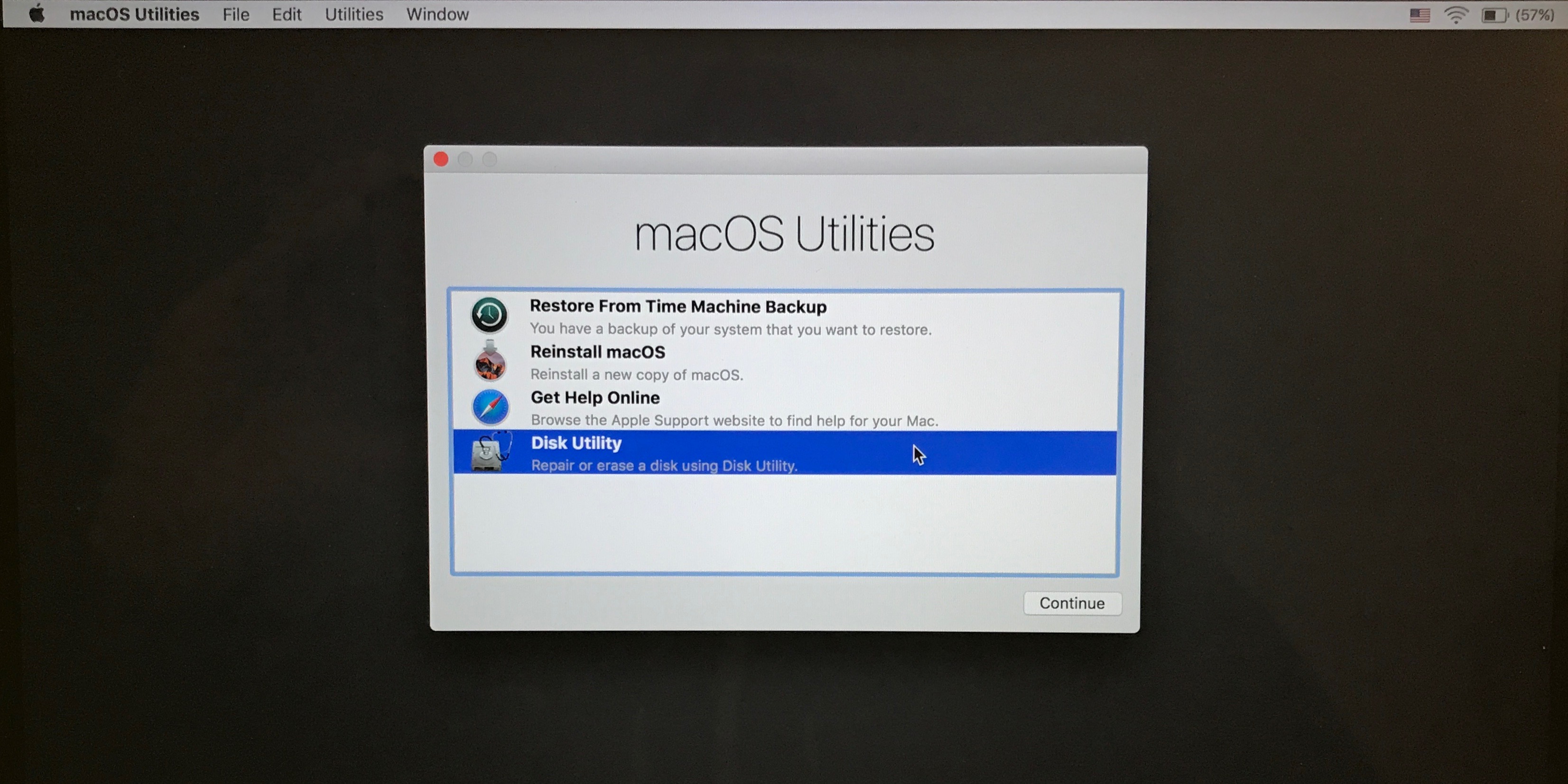 reset mac before selling