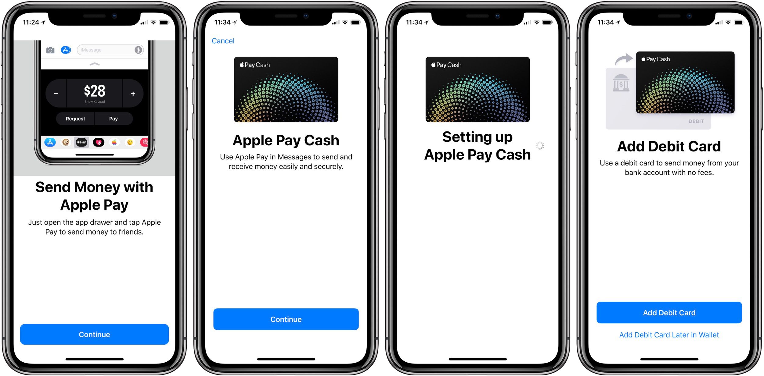 Apple Pay cash walkthrough 1