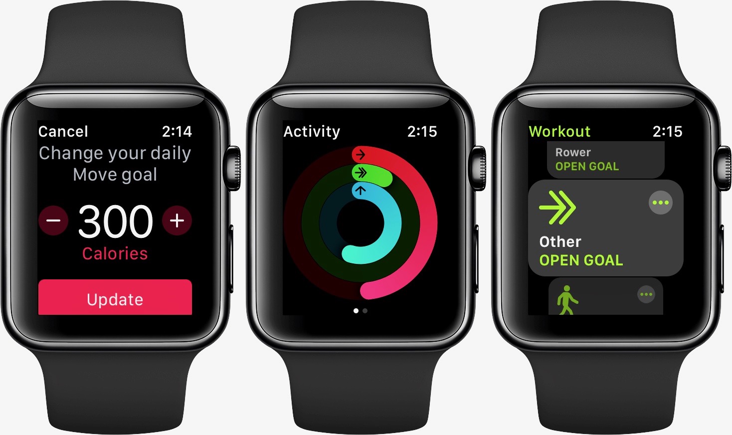 Change Apple Watch exercise goal walkthrough 2