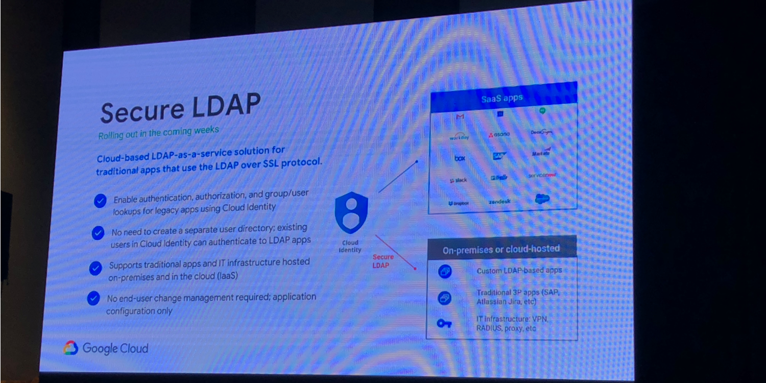 Google LDAP login on MacOS