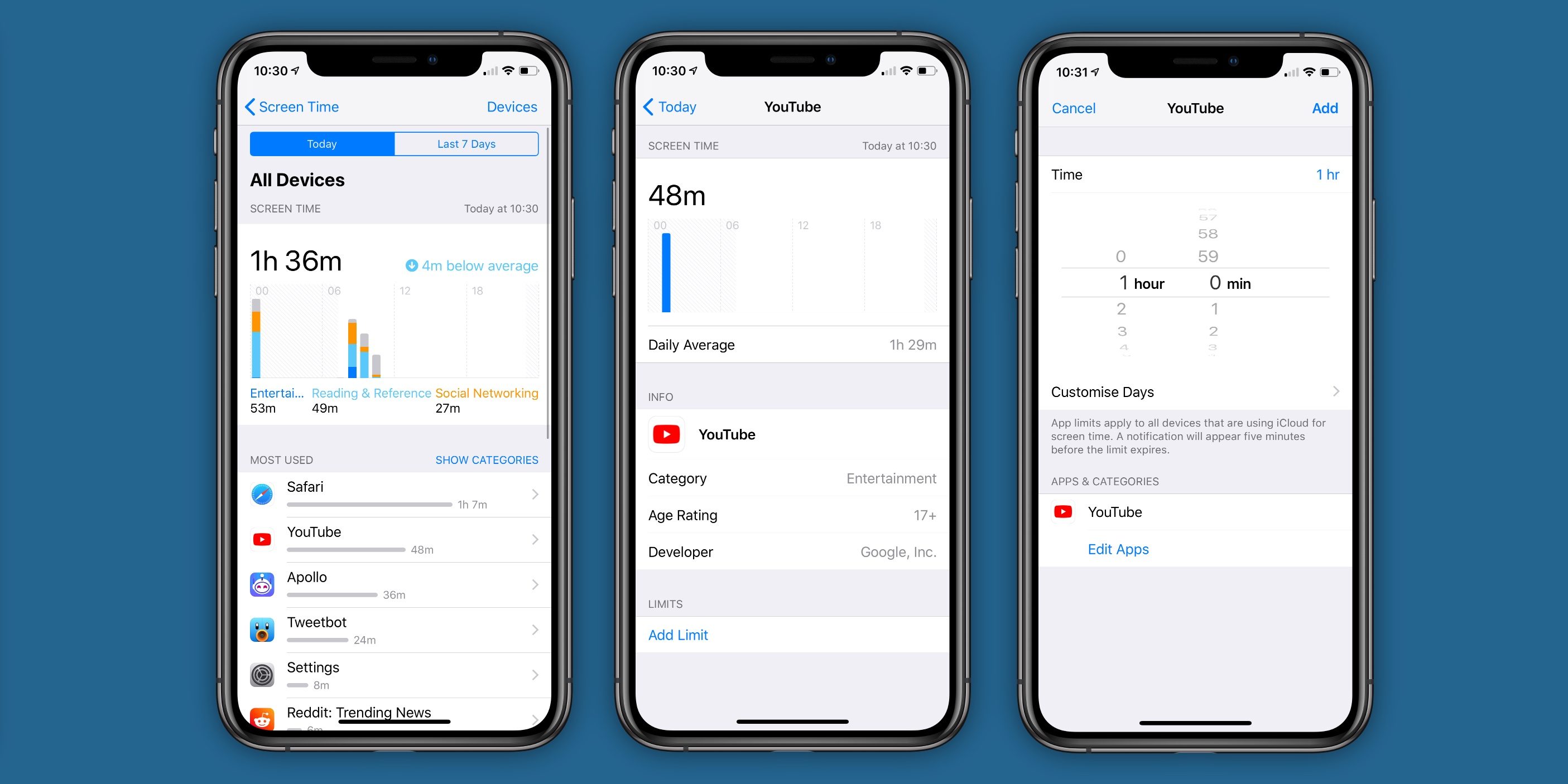 screen time upgrades in iOS 13