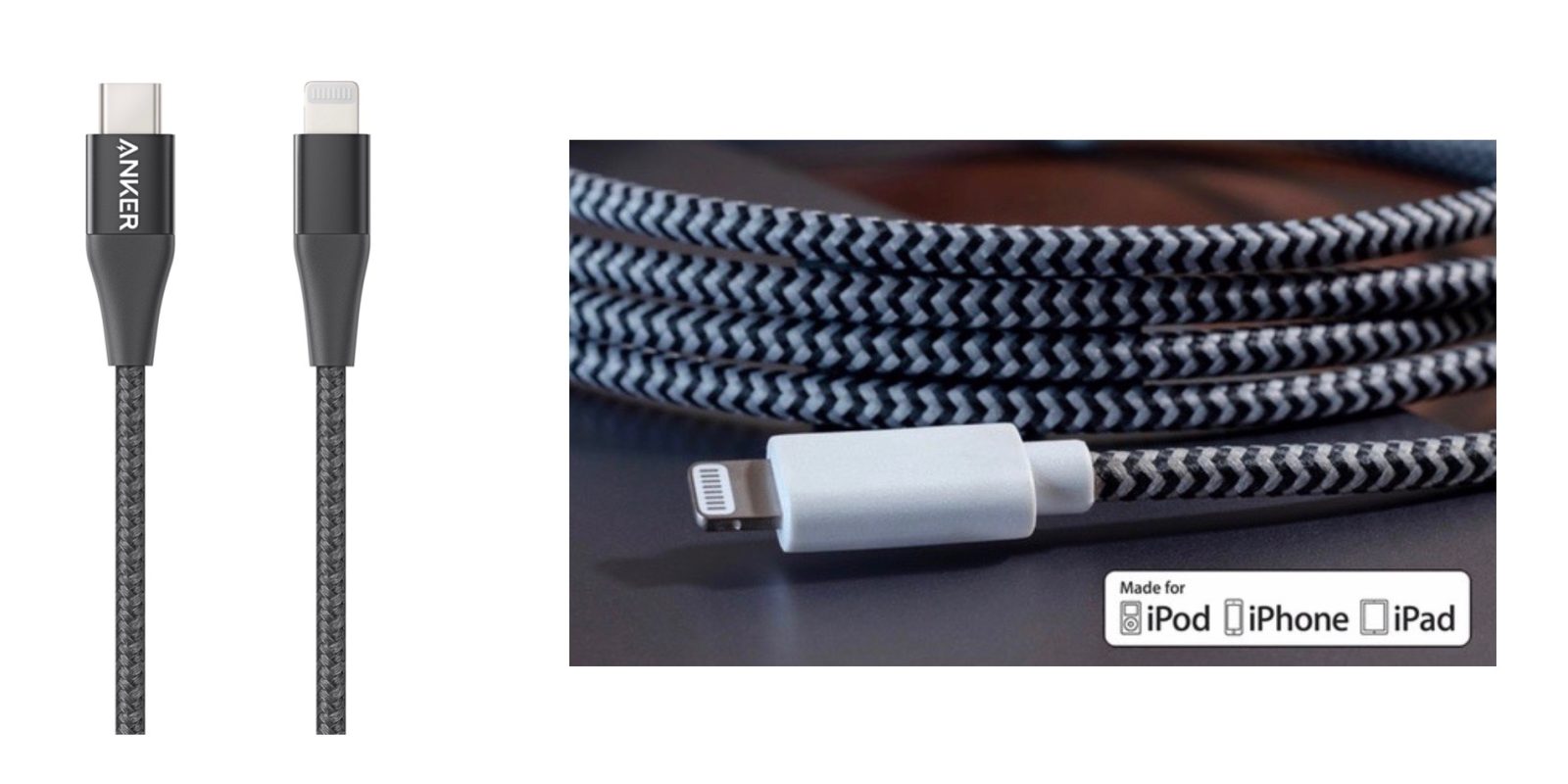 MFi USB-C Lightning cables
