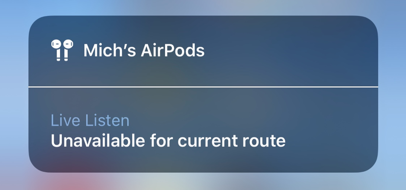 iPhone AirPods remote microphones
