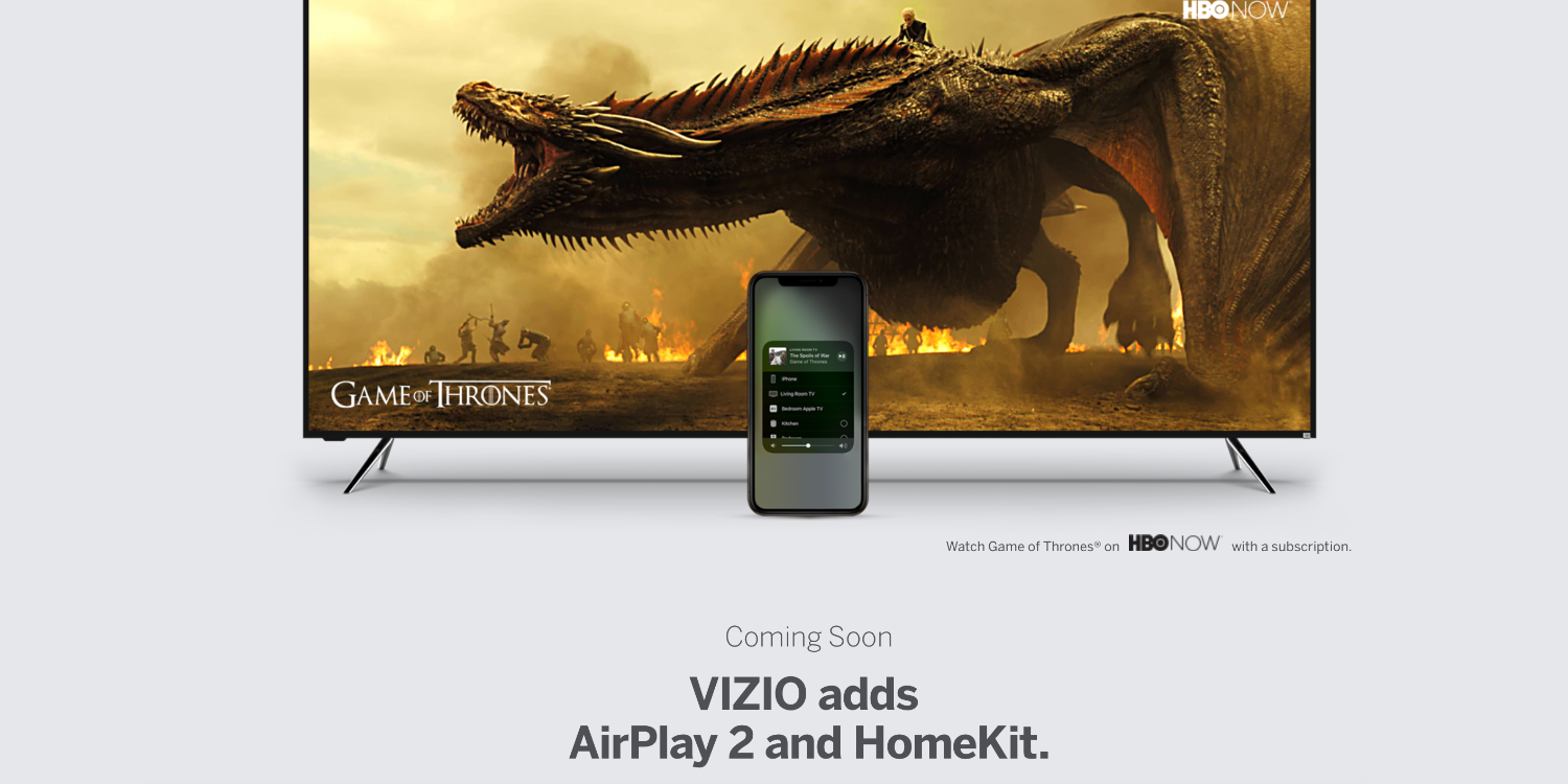 Vizio AirPlay 2 HomeKit