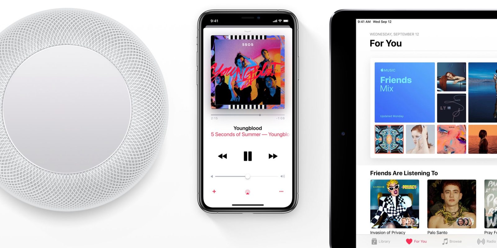 Apple Music cost iPhone HomePod iPad