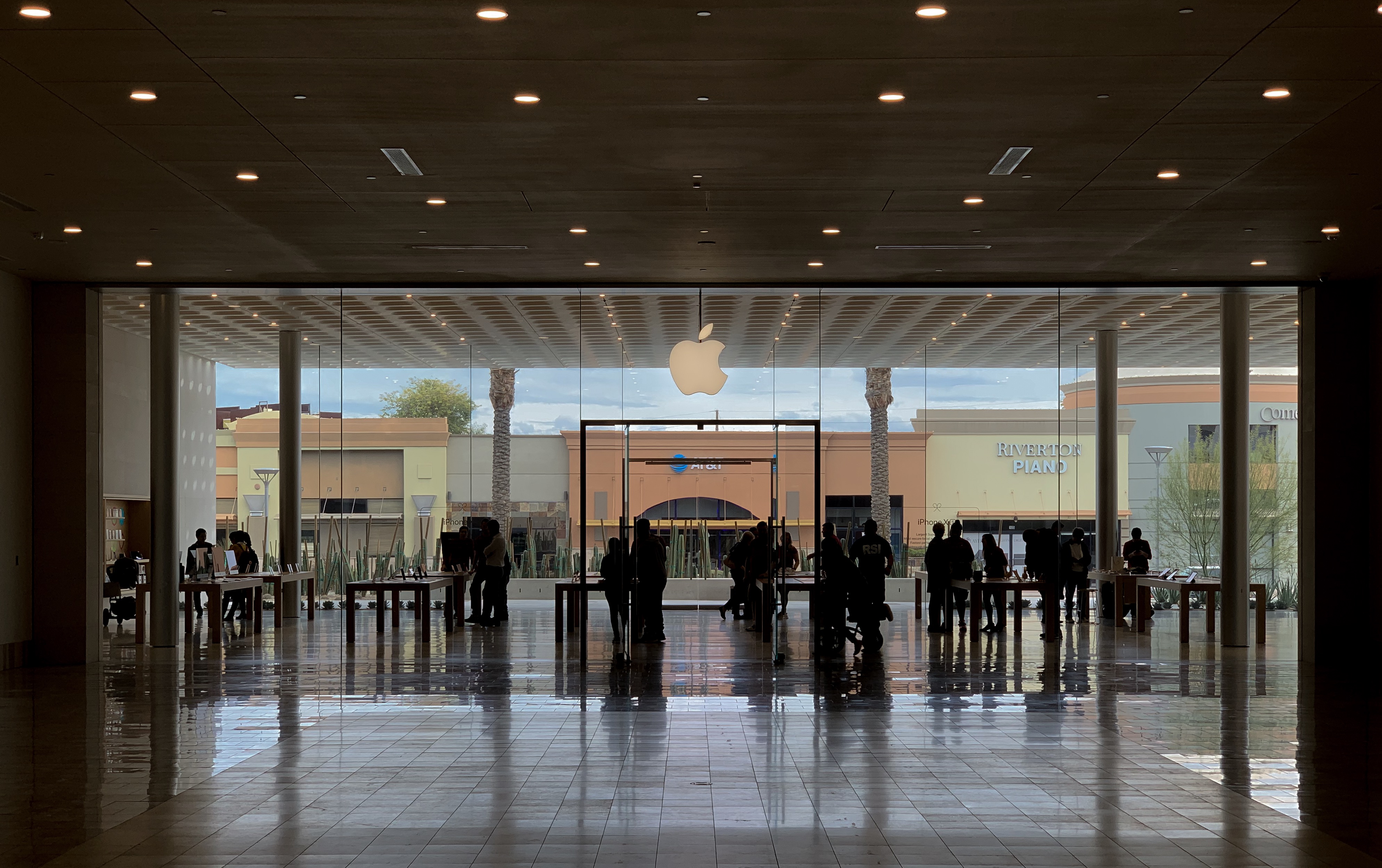 modern Apple store