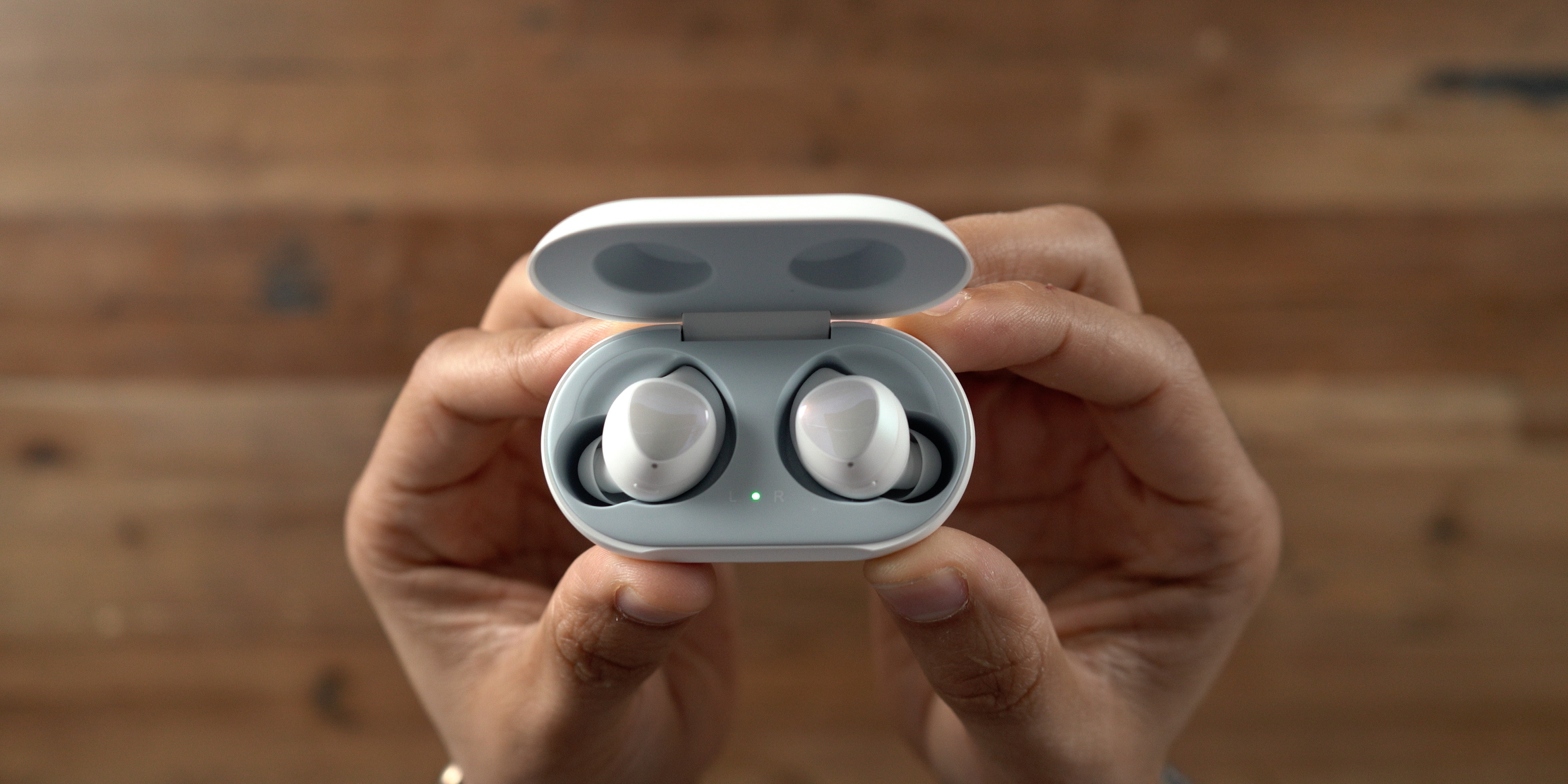 Samsung Galaxy Buds Charging Case Up Close