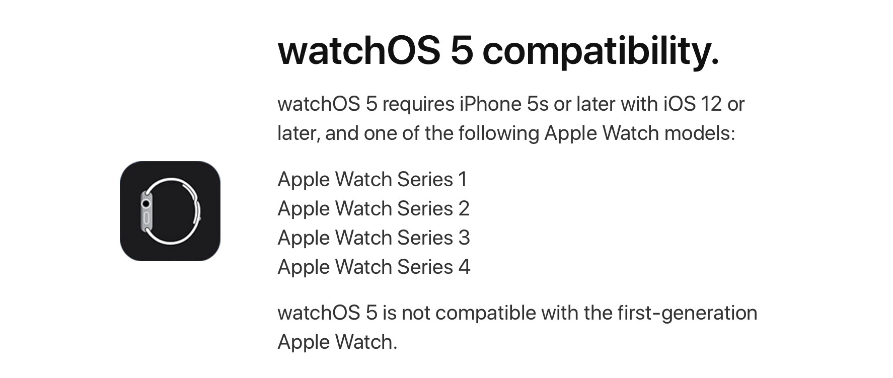 check Apple Watch compatibility
