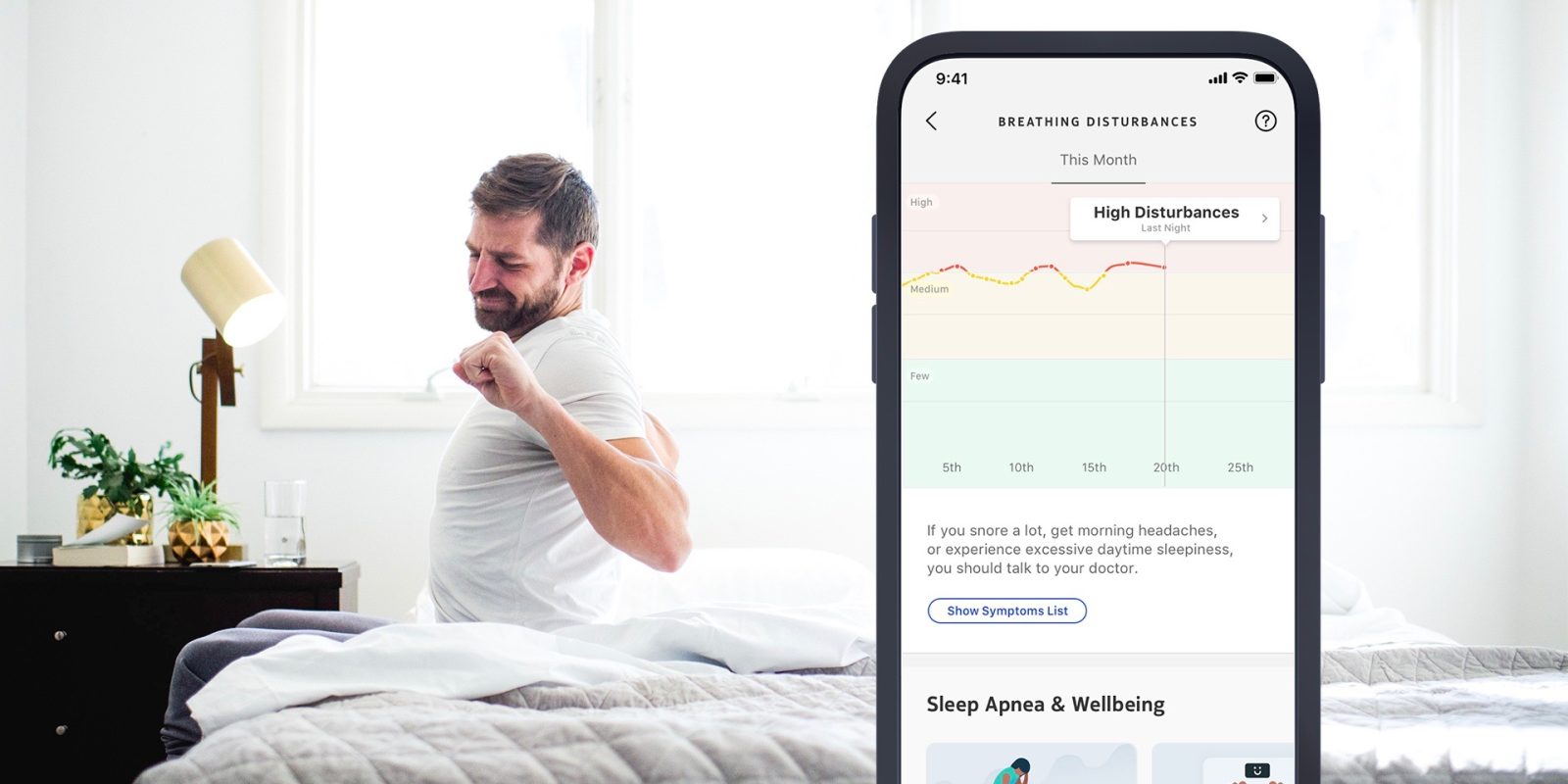 Withings sleep apnea tracking