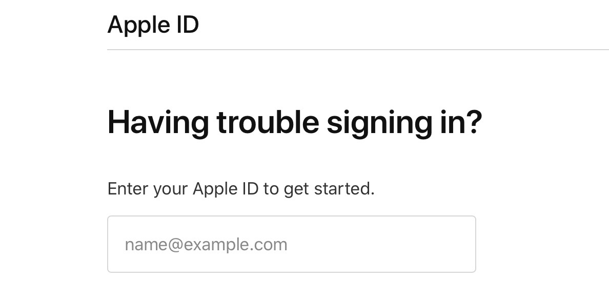 Apple ID trouble
