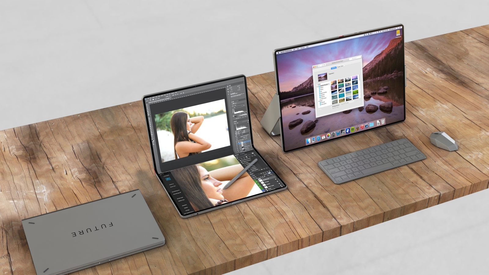 foldable Mac iPad concept