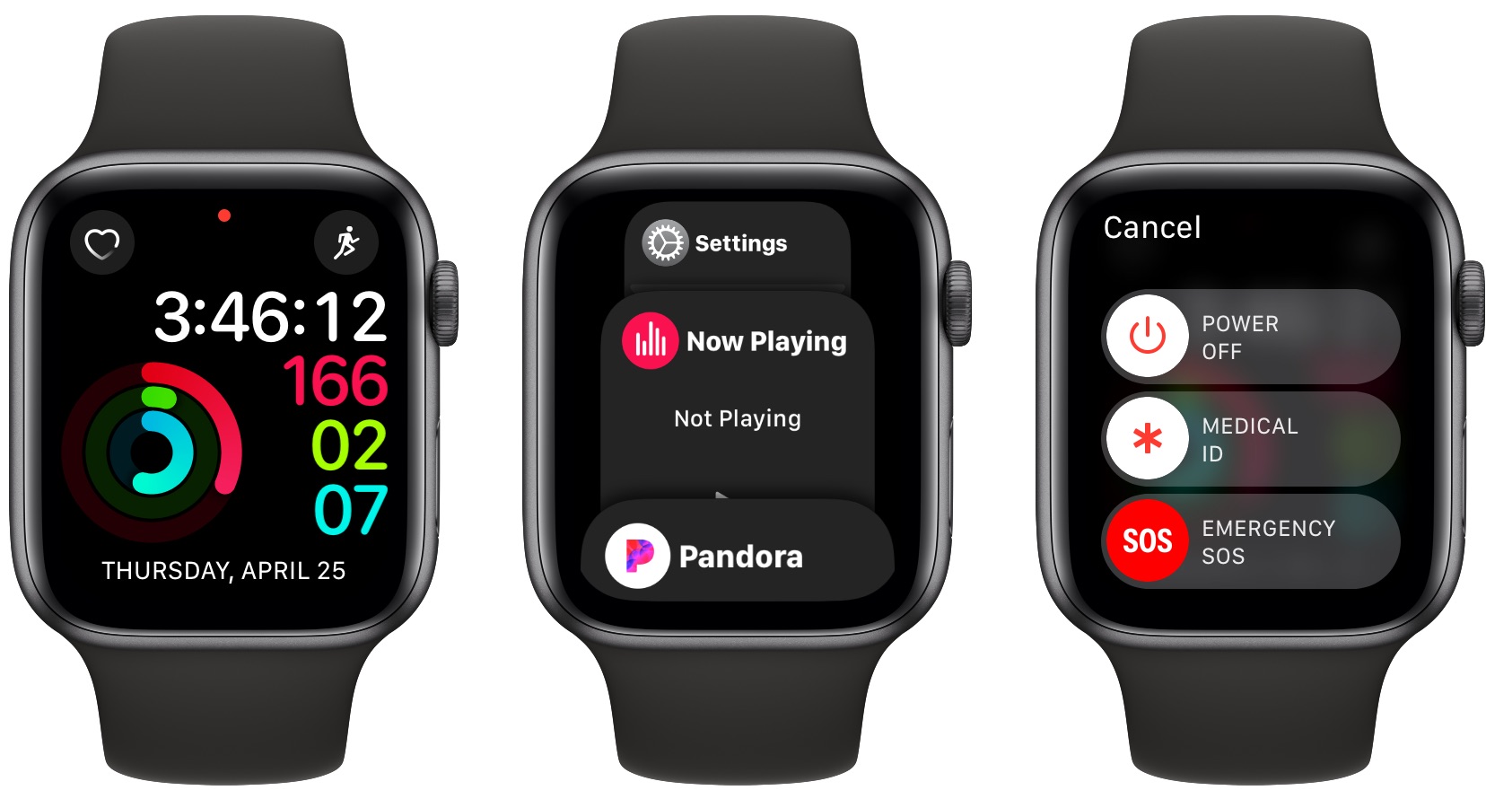 where is the power button on Apple Watch?