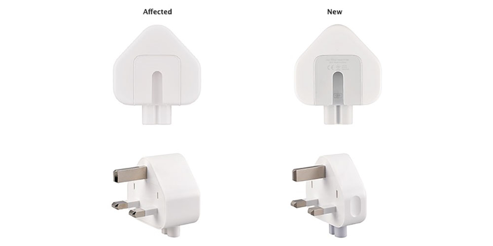 Apple announces recall of wall plug adapters