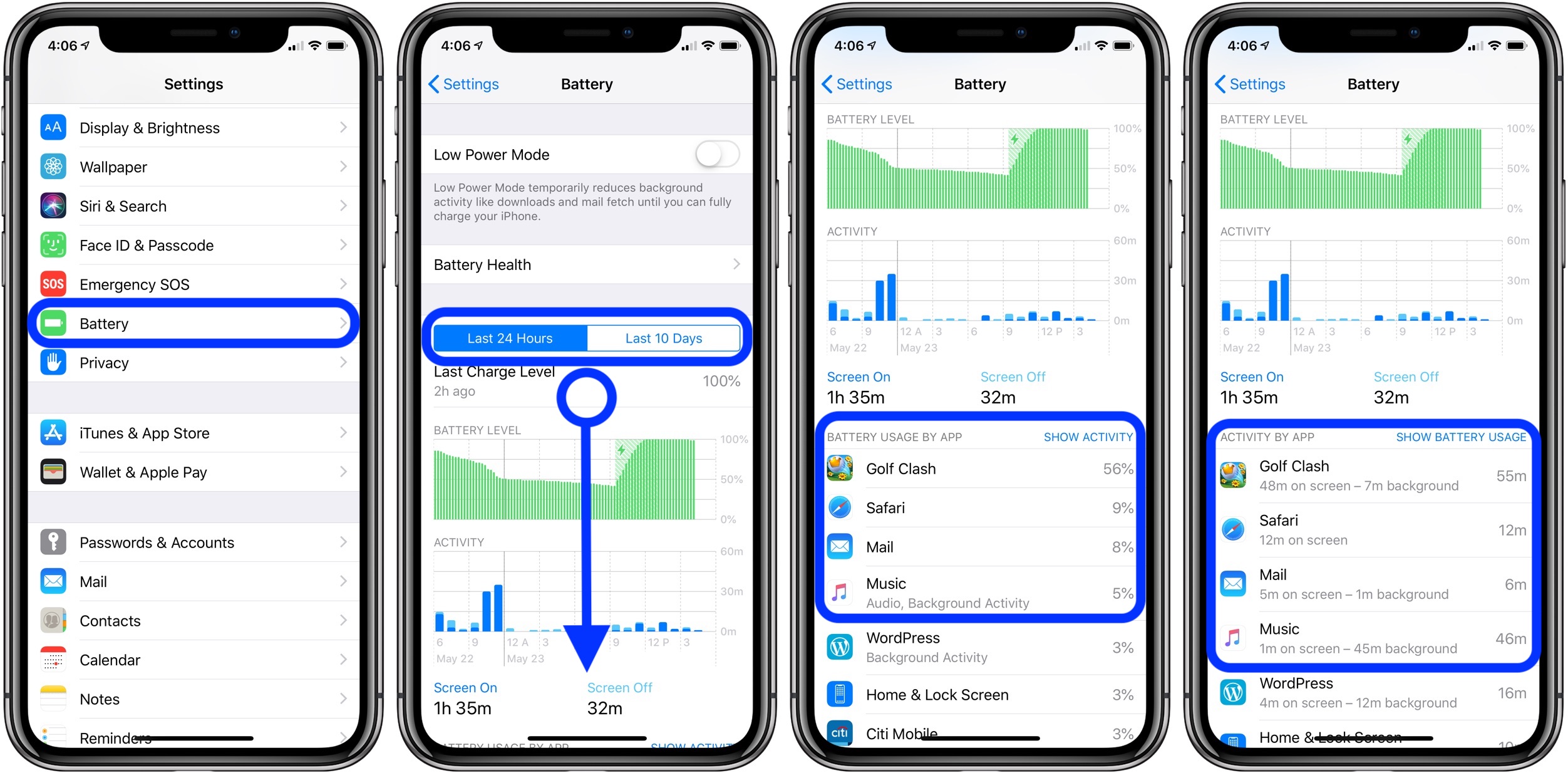 apps draining iPhone battery