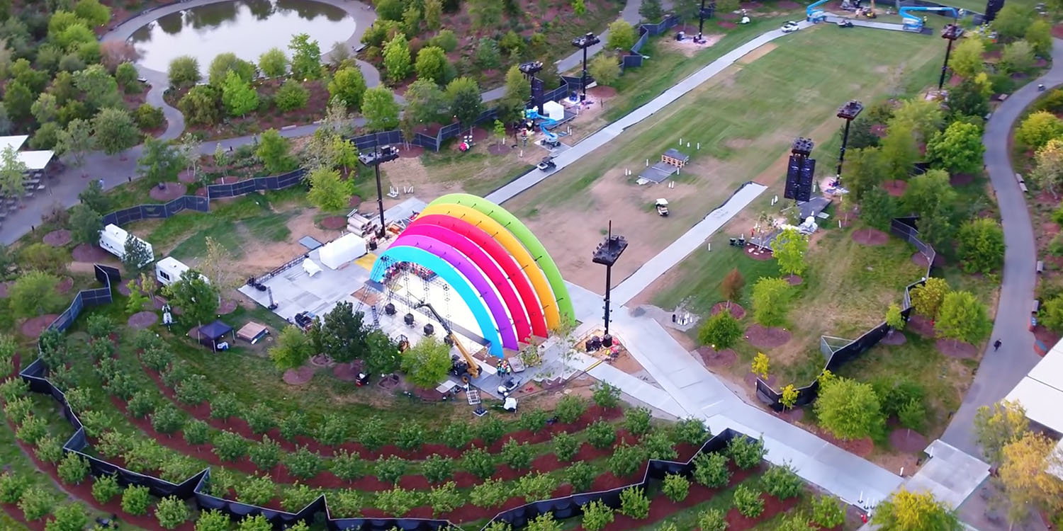 Apple Park rainbow stage mystery is solved