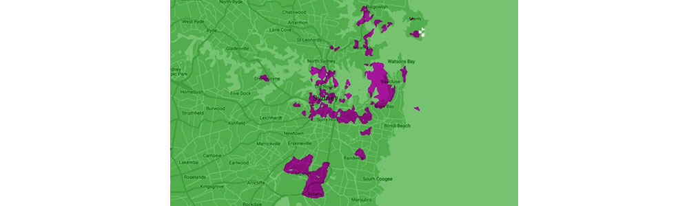 5G coverage area for Sydney