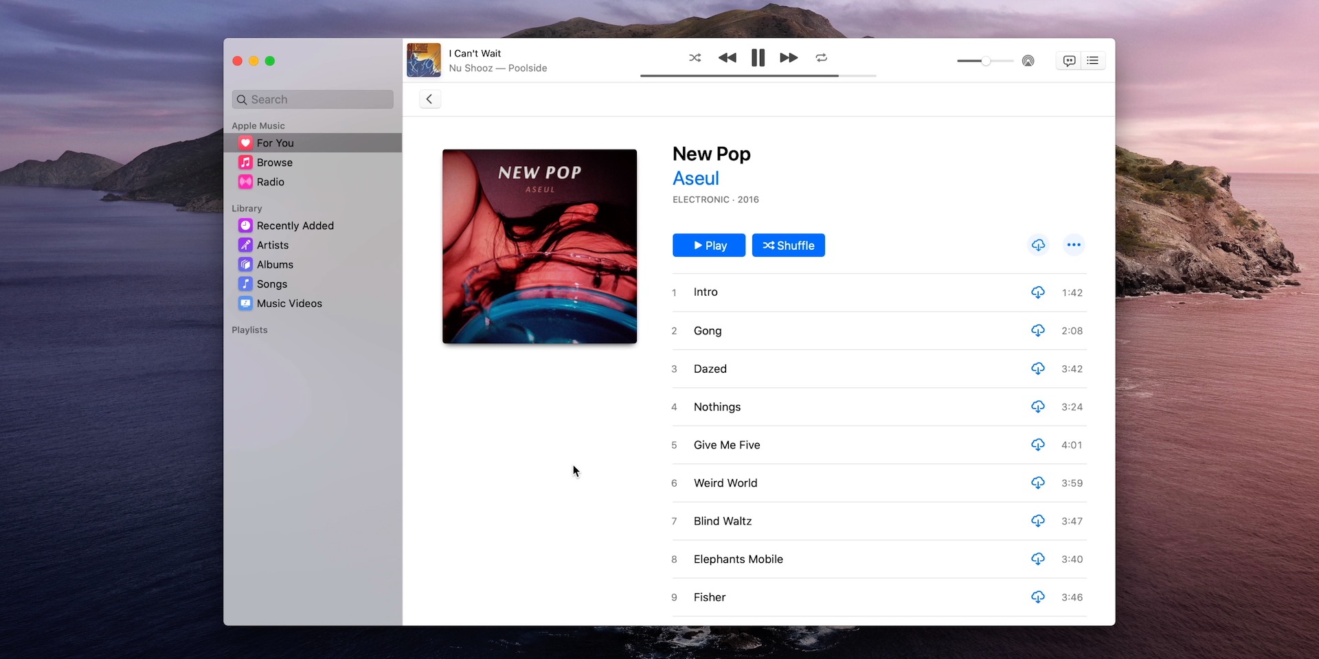 Music app macOS 10.15